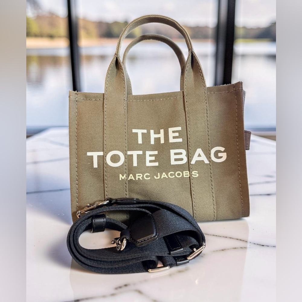 Marc Jacobs Small Slate Green Tote Bag